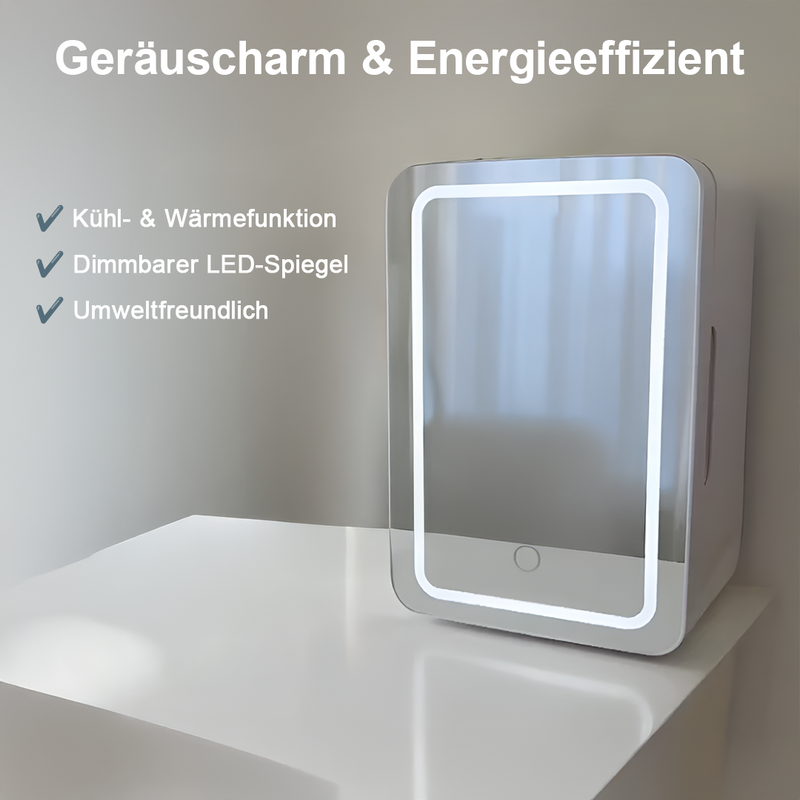 Muniva BeautyFridge - Kosmetikkühlschrank mit LED-Spiegel